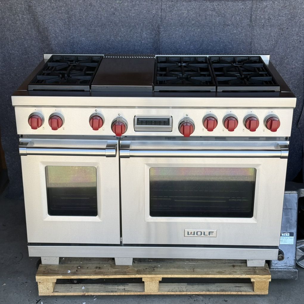 WOLF 48” Dual Fuel Range - Great- Warranty incl