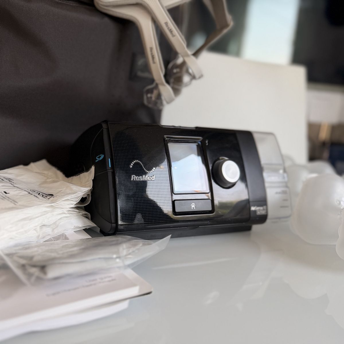 ResMed AirSense 10 CPAP Machine with Travel Bag and Accessories
