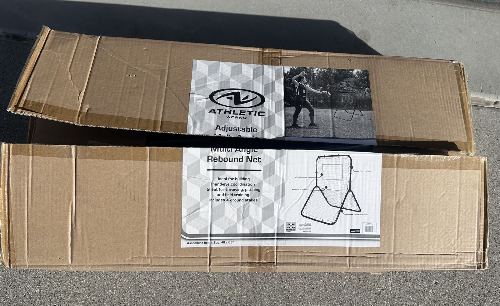 Baseball Athletic Works Adjustable Rebound Net