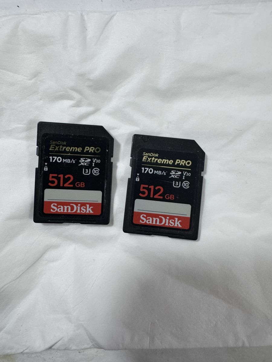 Sd card 512gb 120$ each, 128gb 70$ each