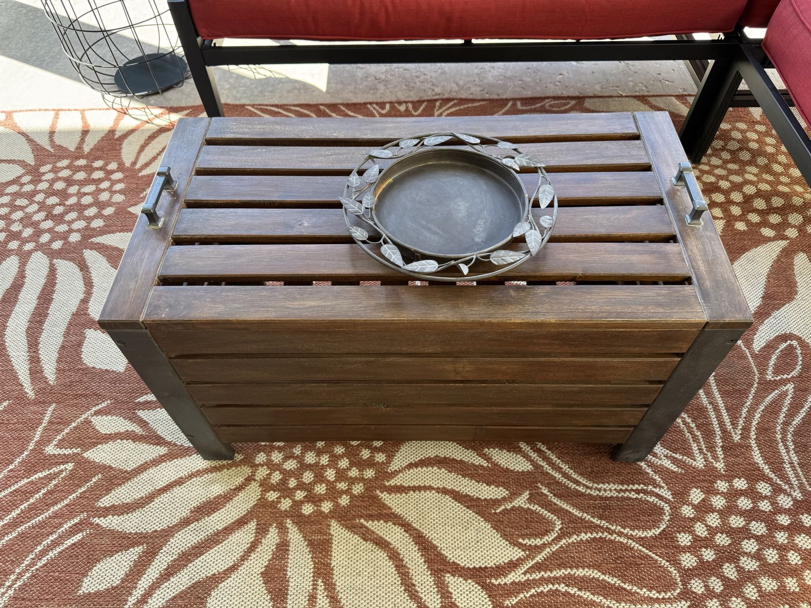 Custom Outdoor Wood Storage Box