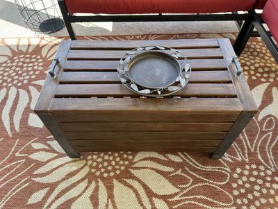 Custom Outdoor Wood Storage Box