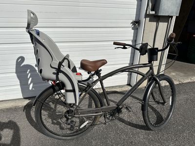 Kent Bayside 2600 Cruiser Bicycle W Child Carrier