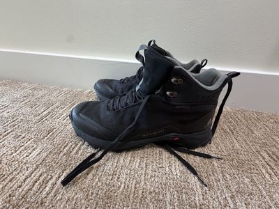 HUMTTO Waterproof Hiking Boots – Black/Grey – Men’s 12