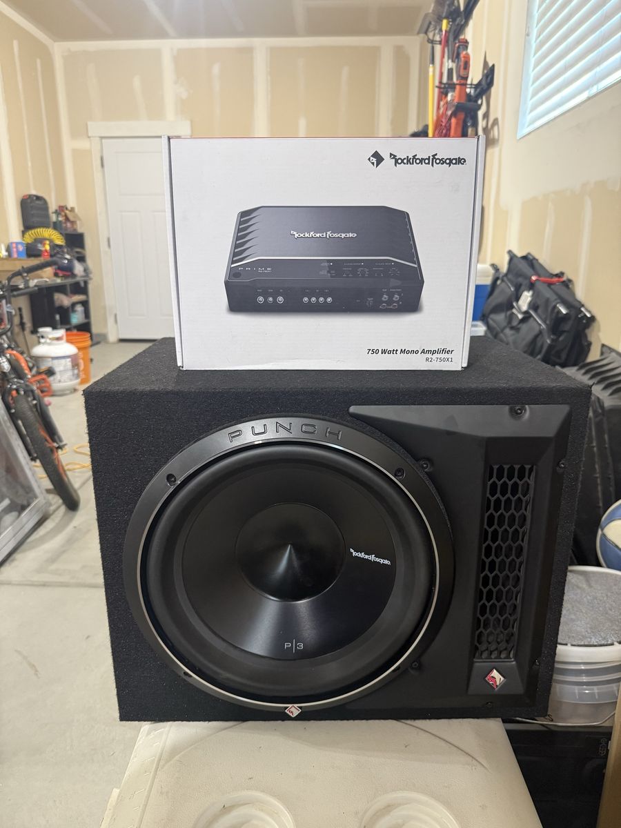 rockford p3-1x12 and r2-750x1 amp