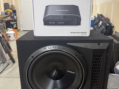 rockford p3-1x12 and r2-750x1 amp