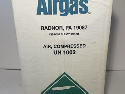 Airgas Specialty Gases Zero Air calibration cylinder