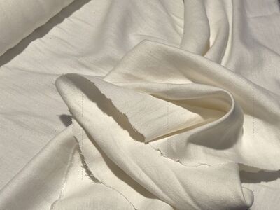 Fabricut Haven - White - Premium 100% Linen Fabric
