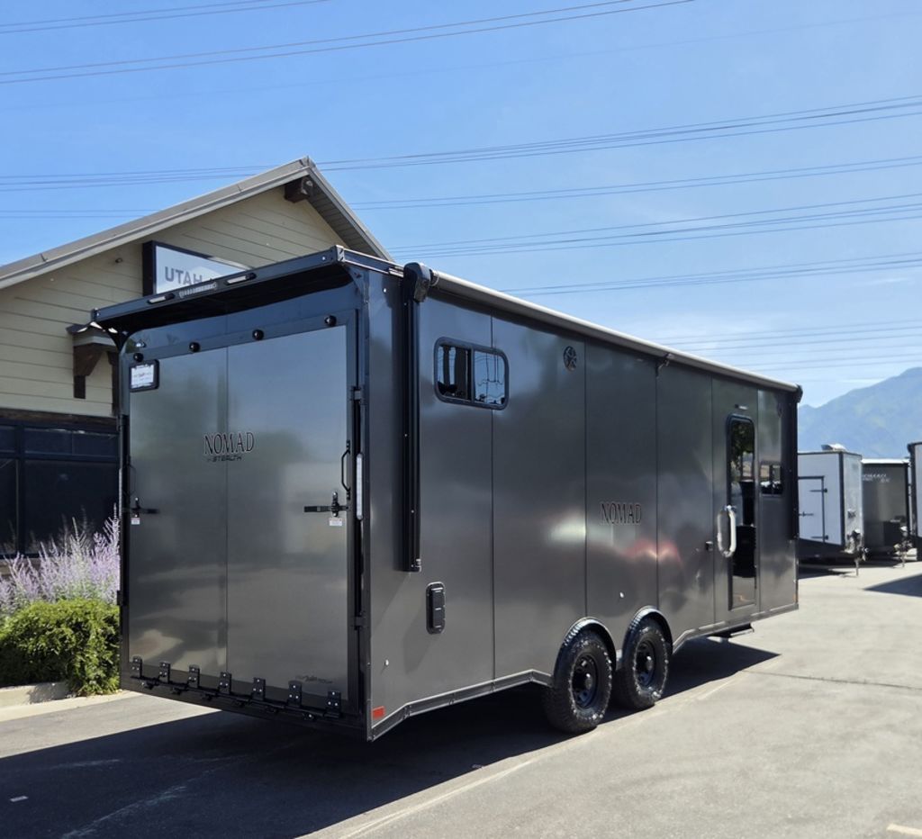 2026 Stealth Nomad 8x24 / 8.5x24 24FK Toy Hauler Travel Trailer Enclosed Cargo Bumper Pull New