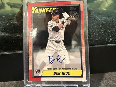 2025 Topps 1990 Ben Rice auto /10!