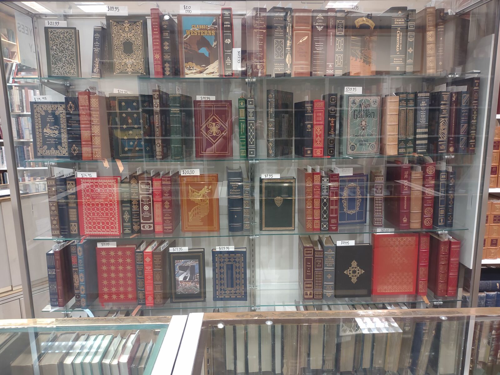 RARE, leather, and signed books