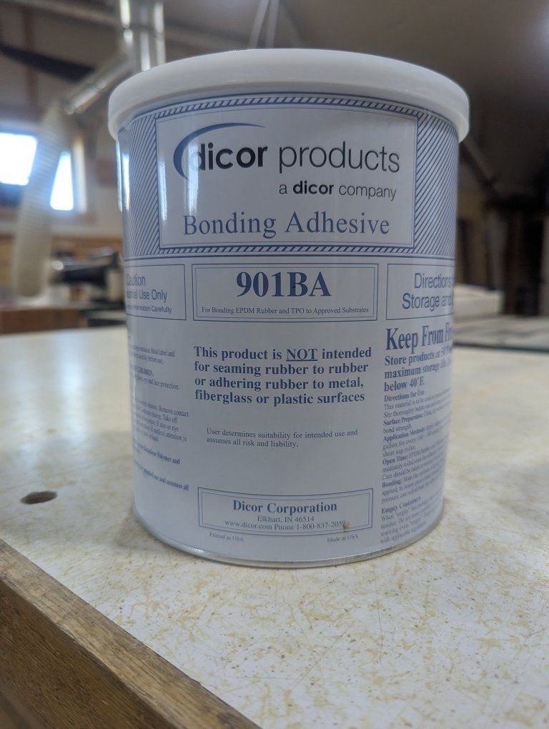 Dicor Products 901BA Bonding Adhesive for EPDM Rubber & TPO Substrates - New