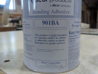 Dicor Products 901BA Bonding Adhesive for EPDM Rubber & TPO Substrates - New