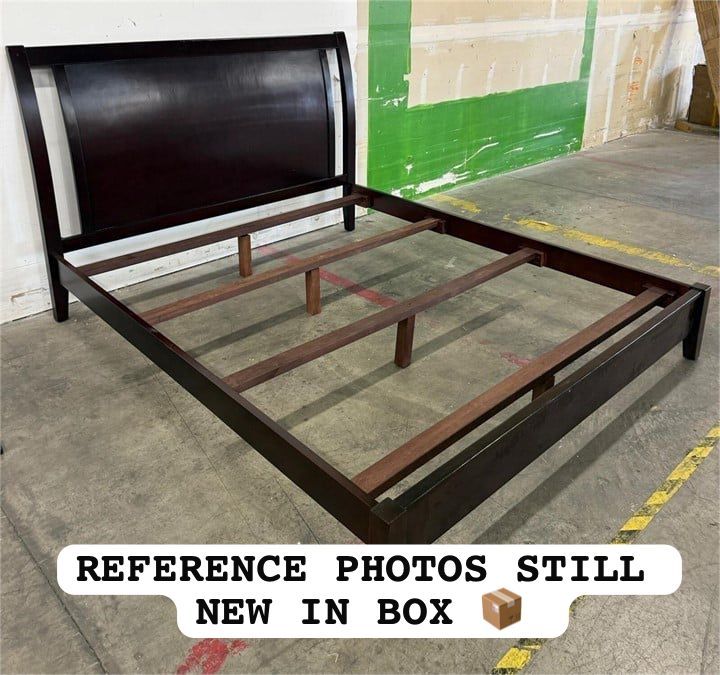 King Royola Solid Wood Bed Frame(NEW IN BOX)