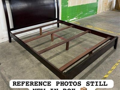 King Royola Solid Wood Bed Frame(NEW IN BOX)