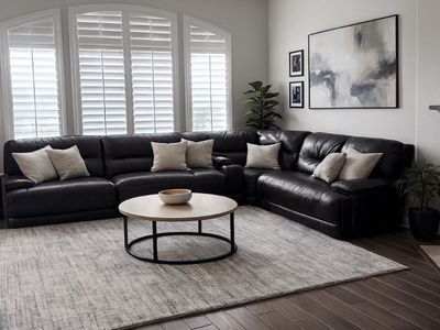 Leather Sectional With Recliners