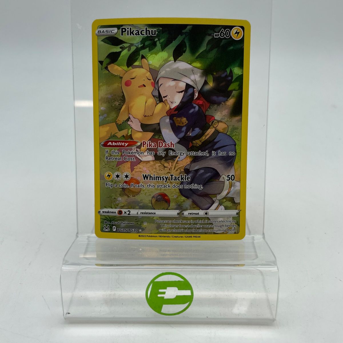 Pokémon TCG Lost Origin Pikachu TG05/TG30 Holo Textured English