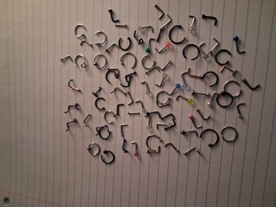 30+ nose rings size 18 gauge! Brand new!