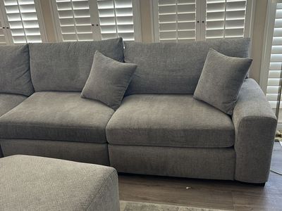 Gray Sectional like new