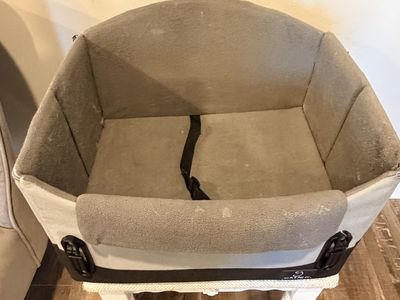Pet Car Seat Carrier Booster Grey for up to 30 lbs. Lightly used.
