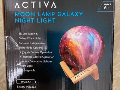 Activa Moon Lamps (2 Included)