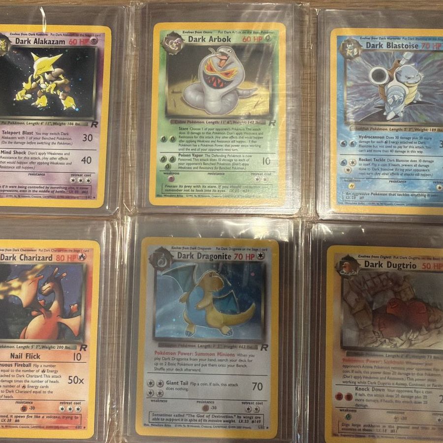 Vintage Pokémon TCG Team Rocket Unlimited Set WOTC Mostly Mint/Near Mint