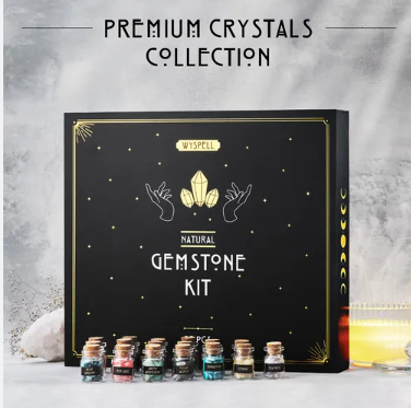 NEW - Natural Gemstone Kit - Crystals Collection 50 pcs