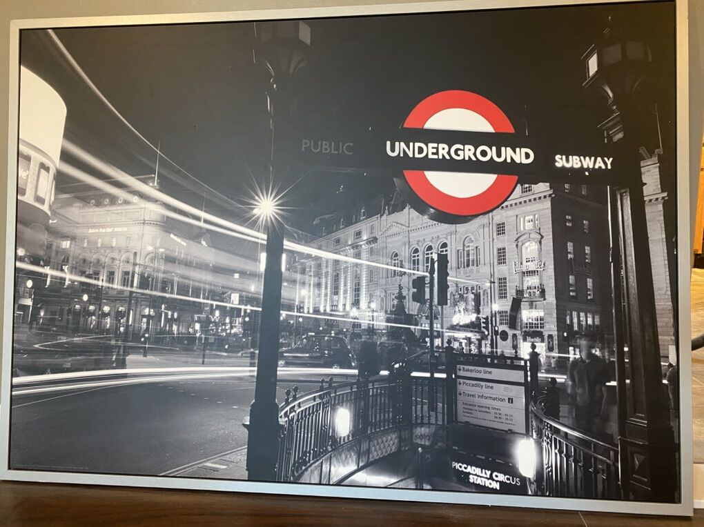 Large London Stretched Canvas Picture