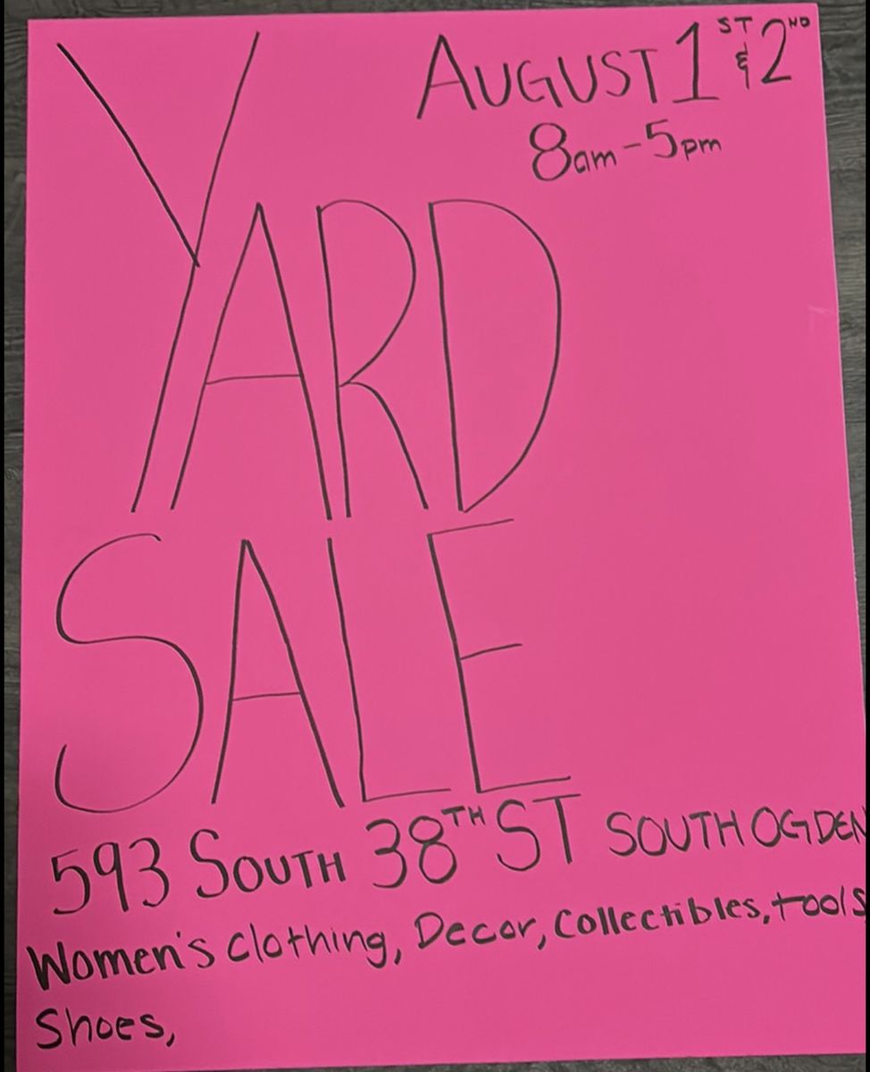 YARD SALE!!!!!