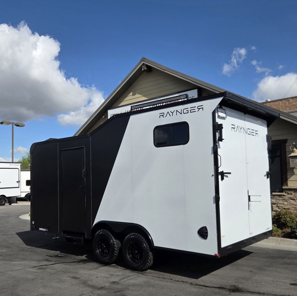 8x18 / 8.5x18 Off Road Toy Hauler Travel Trailer Enclosed Cargo UTV/ATV Pkg RAYNGER 2026