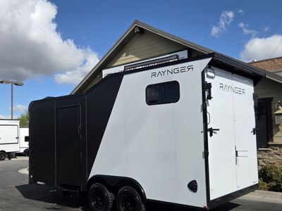 8x18 / 8.5x18 Off Road Toy Hauler Travel Trailer Enclosed Cargo UTV/ATV Pkg RAYNGER 2026