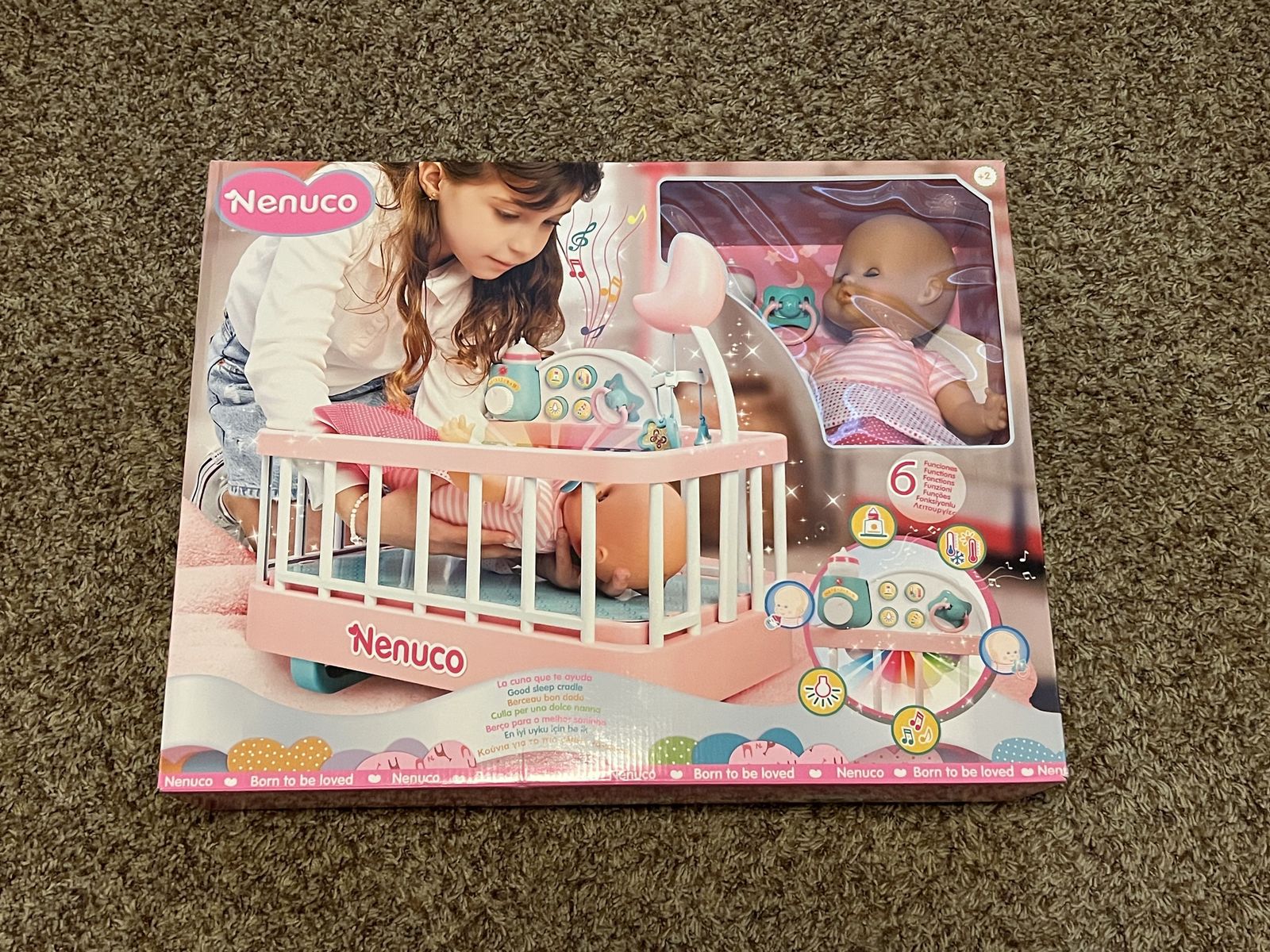 NEW: Nenuco Baby Doll Cradle Bundle