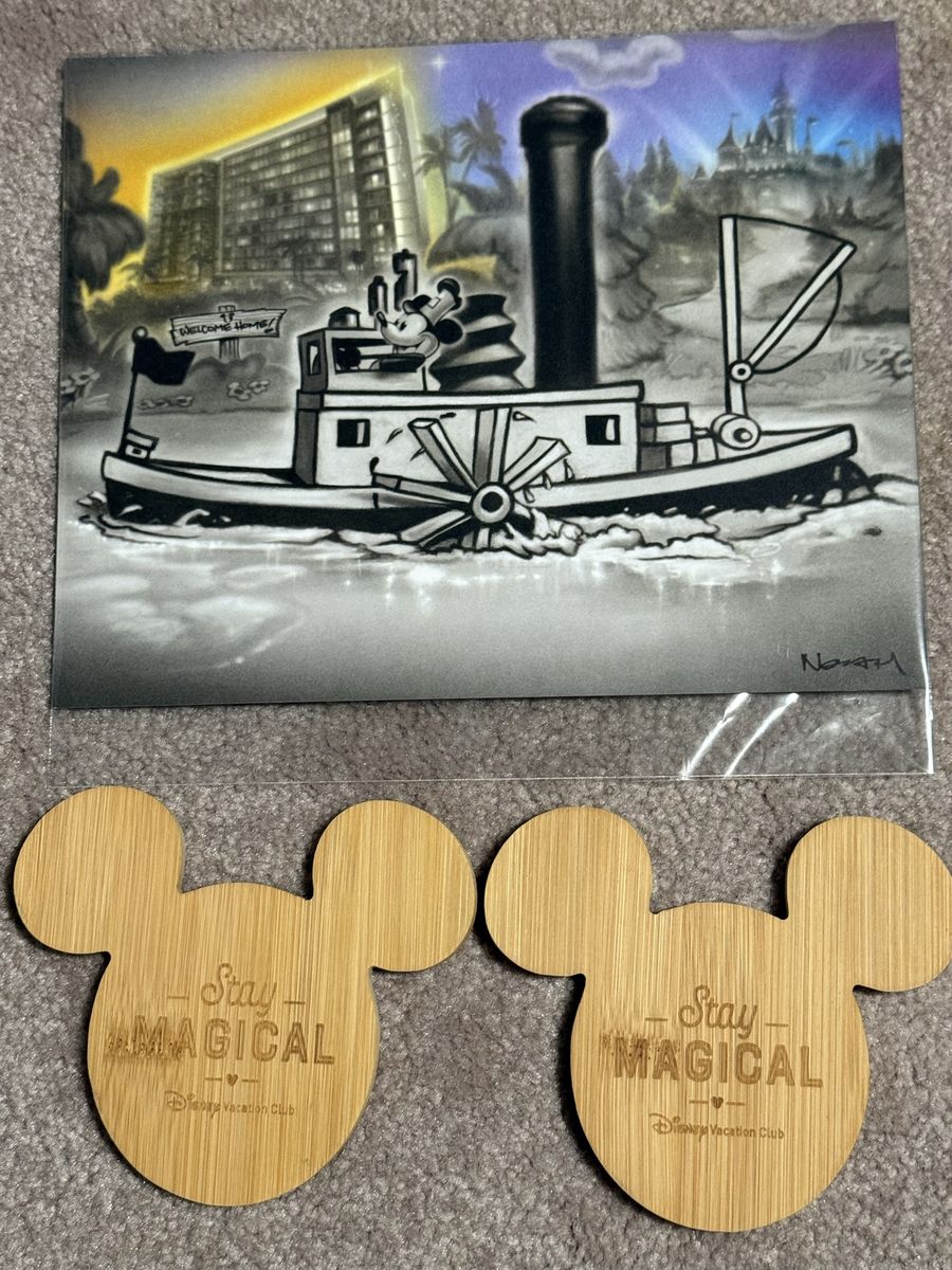 Rare Disney art coasters