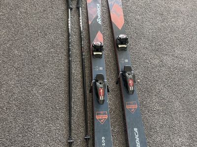 Nordica Enforcer 100 skis + Leki Poles | Excellent Condition | Ready for the Mountain