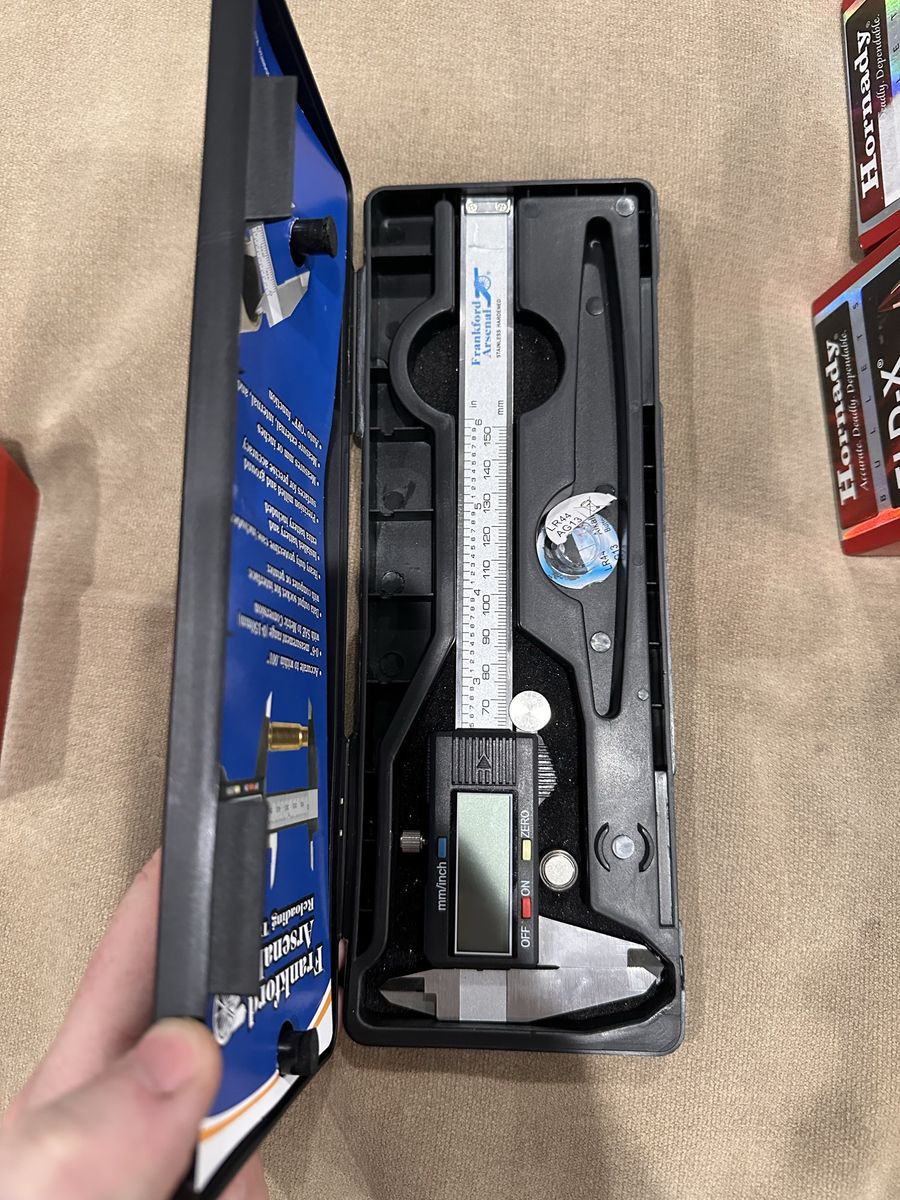 Frankford Arsenal Reloading Digital Caliper - Stainless Hardened Precision Measuring Tool