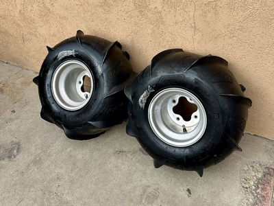 ATV Paddle Tires – 3 Rear Sets – Sand Dunes Ready