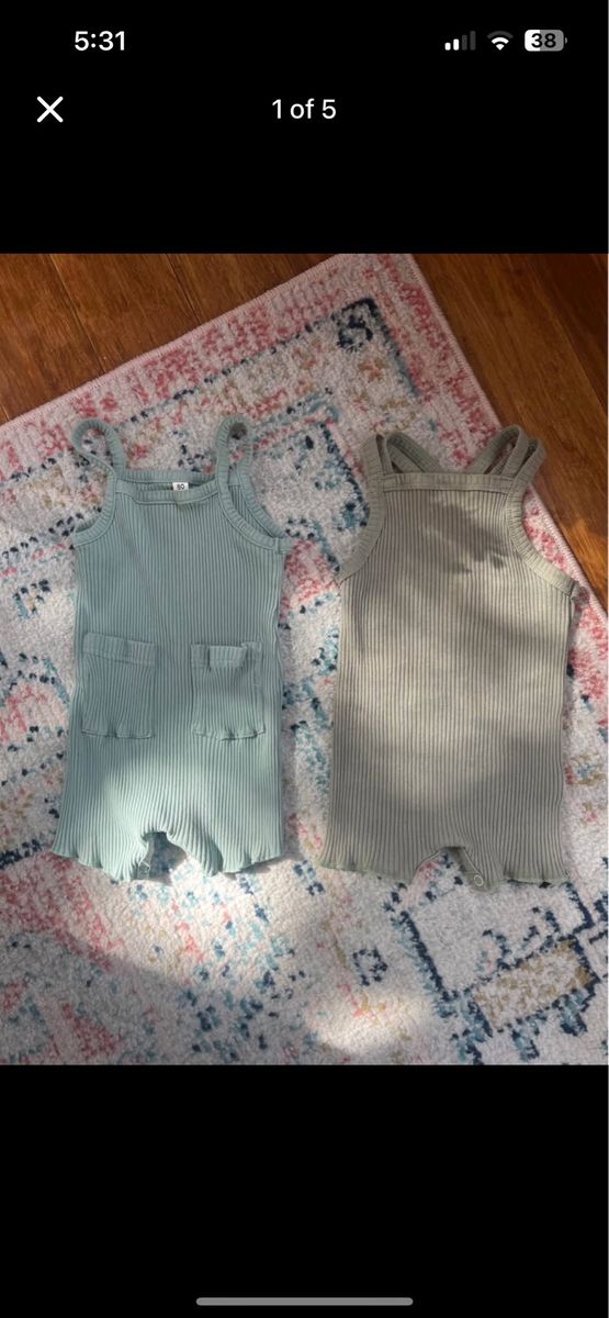 12 Month Rompers