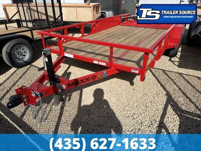 7x16 Maxx-D U3X Utility Trailer - 7K GVWR Dovetail