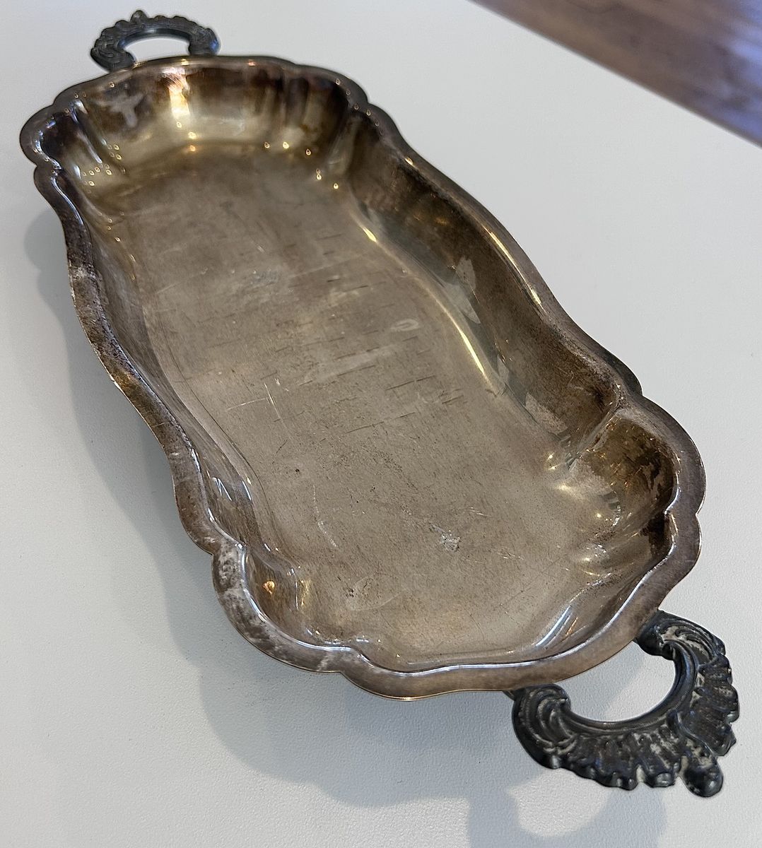 Vintage Silver Plated Tray