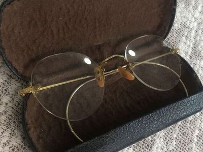 Vintage American Optical Wire Rim Gold Frames