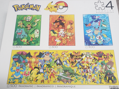4 Pokemon Jigsaw Puzzles