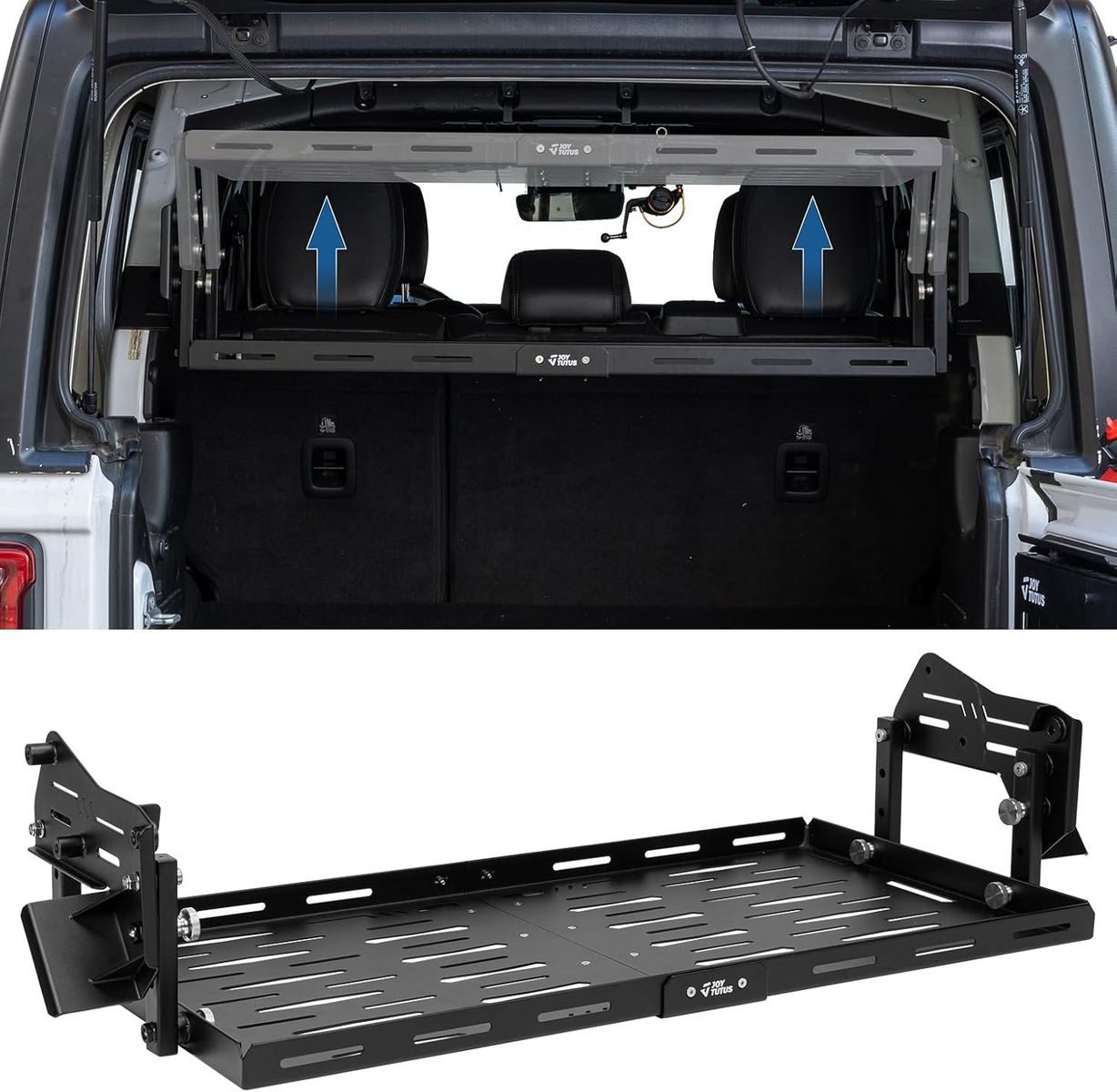 2018-2023 Wrangler JL- 350 LBS Adjustable Height Cargo Rack Basket