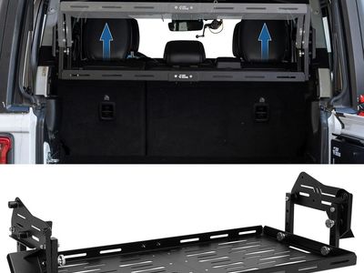 2018-2023 Wrangler JL- 350 LBS Adjustable Height Cargo Rack Basket