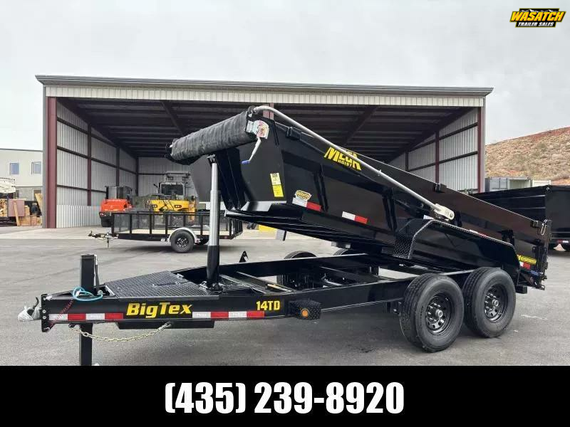 Big Tex Trailers 7X14 15.4K 14TD HEAVY DUTY TELESCOPIC Dump Trailer