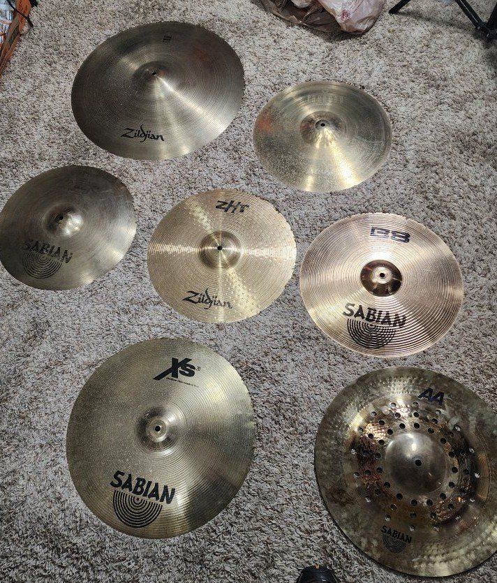 Zildjian & Sabian Cymbals for sale. Cancer fundraiser!