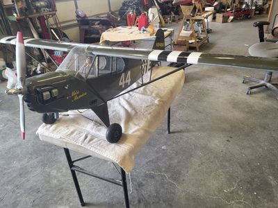 Kit built Sig Clip Wing Cub 84"