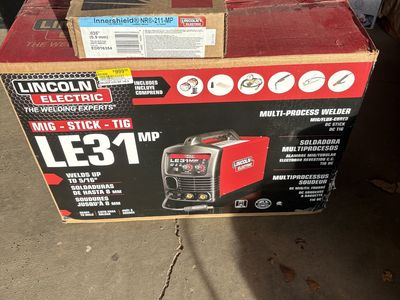 New Lincoln mig tig stick welder