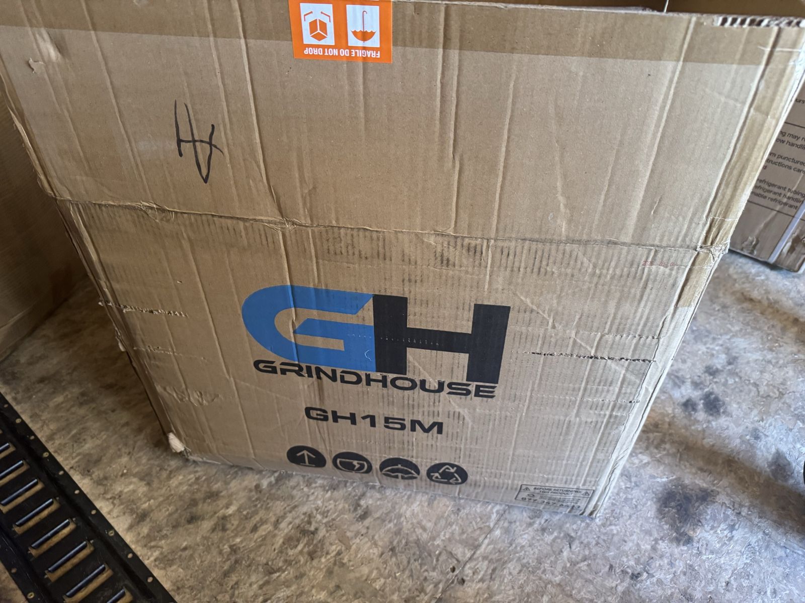 Grindhouse GH15M 15" Passive Wedge Monitor - Floor/Stage Speaker, 400W RMS