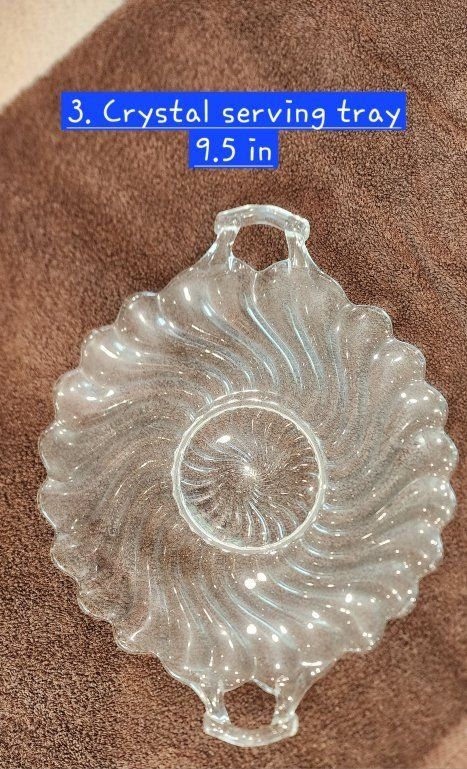 Crystal Serving Platters or Dishes