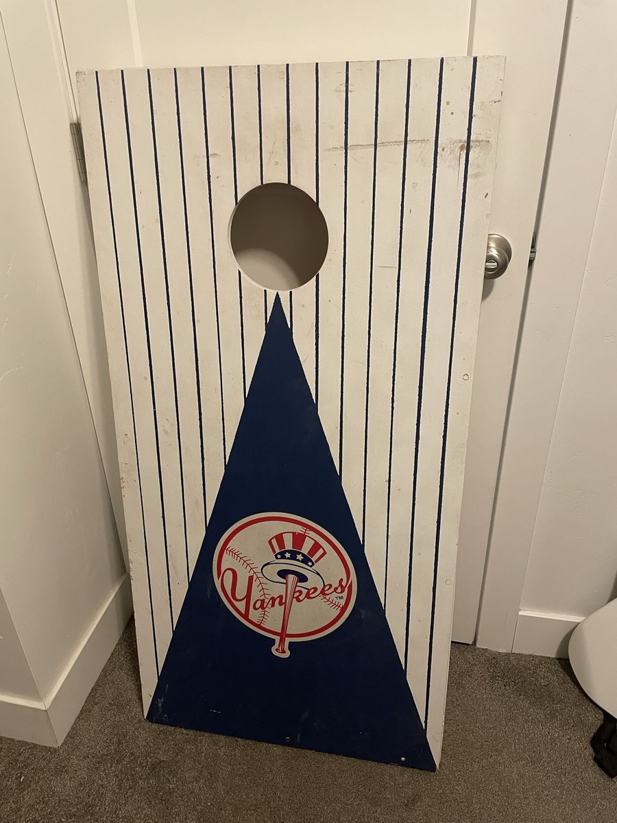 Custom MLB Yankees Cornhole Game Board Set